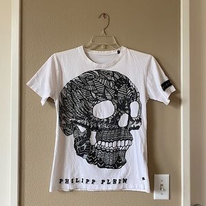 PHILIPP PLEIN Cotton T-Shirt in Size M